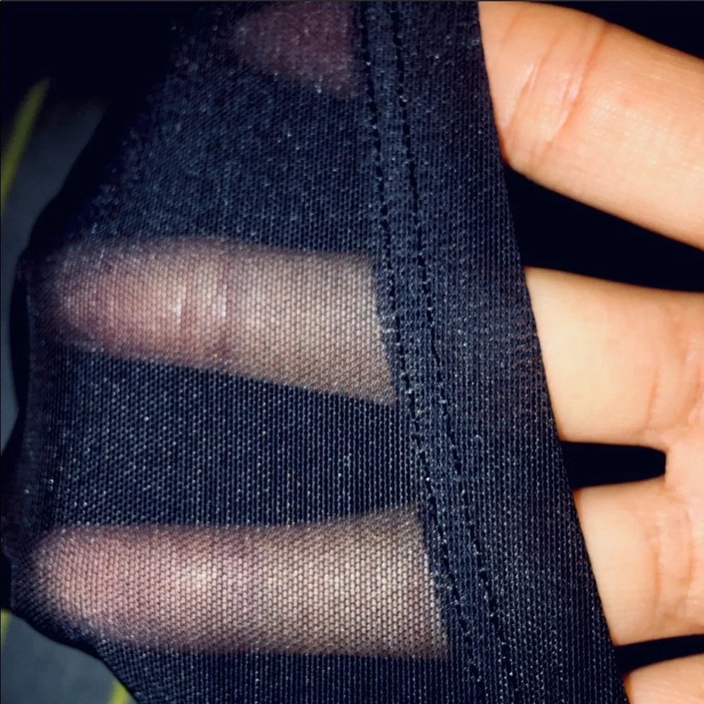 NWT Victoria’s Secret: Extra Small Black Sheer Knockout Workout Tights